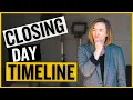 Closing Day Timeline For A Buyer And Seller