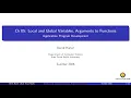 Ch 05 secs 4-6 Local and Global Variables Arguments to Functions