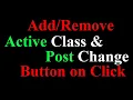 How to add and remove active class with on click button active class add add remove