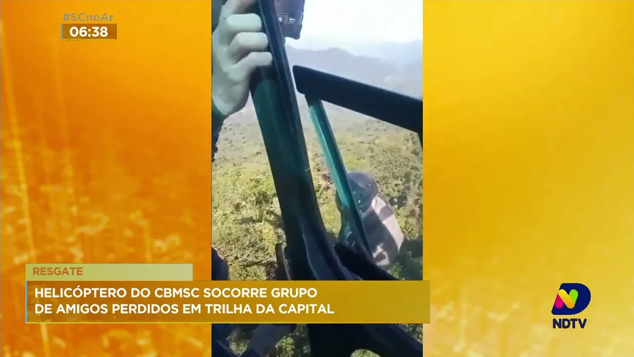 Cinco pessoas são resgatadas em trilha da Costa da Lagoa, em Florianópolis