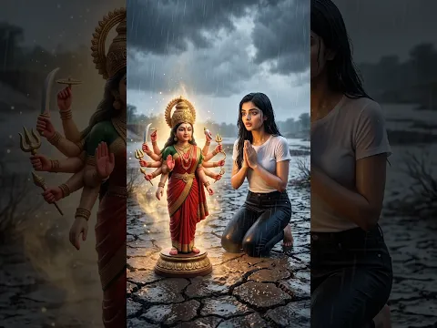 Visarjan me maa durga ne kiya chamtkar 😱🙏 | Navratri special video | AI SUNO KAHANI | #shorts