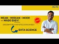 Descriptive Statistics in Data Science Mean Median Mode Variance More