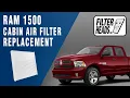 RAM 1500 2018 Cabin Air Filter Replacement AQ1138
