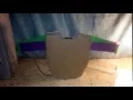Arduino powered Buzz Lightyear costume wings retract