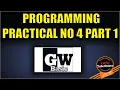 Practical 04 A GW Basic Write a program to arrange the numbers acceding order