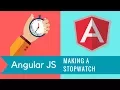 Making a stopwatch using Angular JS