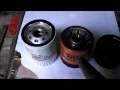 Oil filter options for riding lawn tractors