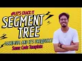 Segment Tree Maximum number and it s Frequency Interview Question Code Template