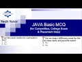 Java MCQ PART 1 for competition Placements RPSC Programmer College