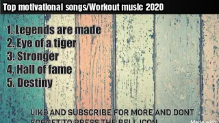 Download Top motivational songs 2020 | Top workout music/songs 2020| Top 5 motivational english songs | MP3