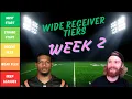 Week 2 Fantasy Wide Receiver Rankings Tiers Starts Sit List Fantasy Football 2025