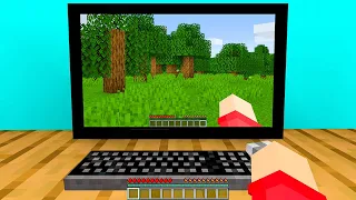 Jugué MINECRAFT DENTRO de MINECRAFT...