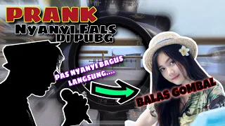 Download 2 CEWEK INI SAMPAI BAPER WAKTU DENGAR SUARA ASLI | PRANK NYANYI FALS PUBG MOBILE MP3