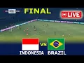 Download Lagu 🔴LANGSUNG : INDONESIA vs BRAZIL - FINAL FIFA WORLD CUP 2026 | Live Streaming | PES Gameplay