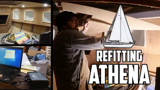 Sail Life – Headliner and Garmin AIS 800 (AIS transponder) – DIY sailboat project