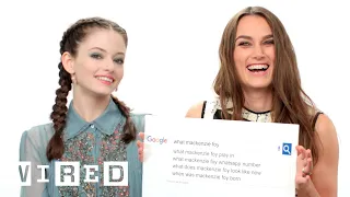 Download Keira Knightley \u0026 Mackenzie Foy Answer the Web's Most Searched Questions | WIRED MP3