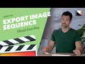How to Export Image Sequence in Final Cut Pro X