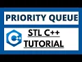 Priority queue in c STL Min and max heap also explained