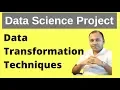 Python Data Science Project 2 Time Series Forecasting in Python Data Transform - Abhishek Agarrwal