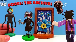 Лепим Монстров ДОРС: Архивы 😬 Roblox Doors: The Archives ► Видео Лепка