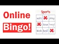 Bingo Game for Online Class