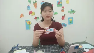 Tác phẩm sinh động đẹp mắt và đầy cảm hứng học tập - Cắt dán phi thuyền mặt trăng