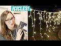 Christmas Icicle Lights Unboxing and Review 2021 400 LED 32ft 80 Drop Icicle Lights for Holidays