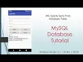Delete Data from Database Table MySQL Database Tutorial Android Studio 3 1 2018