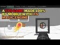 He made an FPS game with Its Magic Engine