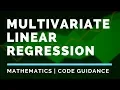 Multivariate Linear Regression Mathematics Code Guidance