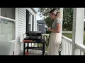 JiRiCHMi Blackstone Griddle Stand - Portable Outdoor Grill Table Foldable Grill Cart with Wheels