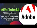 AEM Tutorial Sling Servlet Registration Explained Paths ResourceTypes Selectors