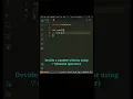 Devide a number without using division operator using C