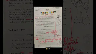 الثانية م/ الفصل 2/ انجليزية/  موضوع لفرض  للانجليزية لسنوات الثالثة م