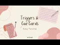 Triggers Cue Cards - DIY Project
