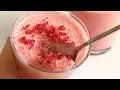 Mousse crémeuse aux fraises en quelques minutes | Sans cuisson, faible en calories | Dessert sain.