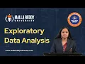 Exploratory Data Analysis EDA Understand Data Before Modeling MRU E-Learning