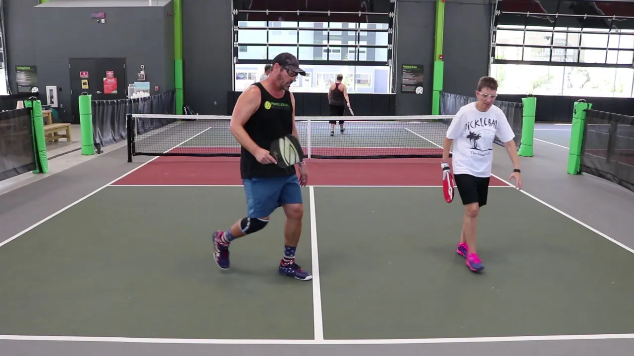 $100 a point?...at Chicken N Pickle... Coach David & Vickie vs. Dr. Spot & Chris Heck