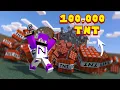 Ledakin 100.000 TNT Di Minecraft #SHORTS