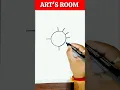 Beautiful Flower Drawing Easy and Simple Drawing with Circle Drawing Easy