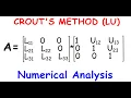 LU Decomposition Crout Method
