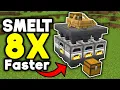EASIEST Super Smelter Minecraft Bedrock 26 1 2026