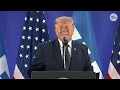 Donald Trump says son Barron Trump has soccer skills after asking if World Cup or Olympics is bigger