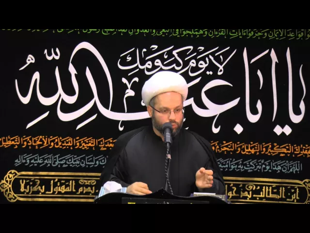 ⁣9 محرم 1436 -كلمة لسماحة الشيخ عبد المنعم شرارة