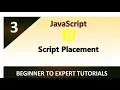 JavaScript Tutorial 3 - Placing JavaScript Code in a HTML File