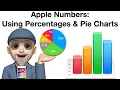 Apple Numbers Learning Percentages and Pie Charts