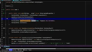 ForkJoinPool and ForkJoinTask