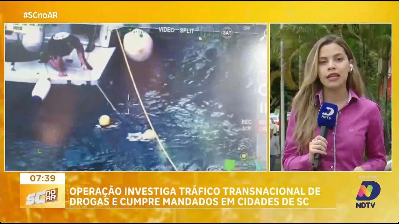 Tráfico transnacional de drogas: ação policial cumpre mandados em SC