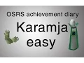 OSRS Karamja easy achievement diary guide