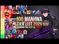 The Ultimate 100 Manhwa Tier List 2026 Edition Manhwa Recommendation